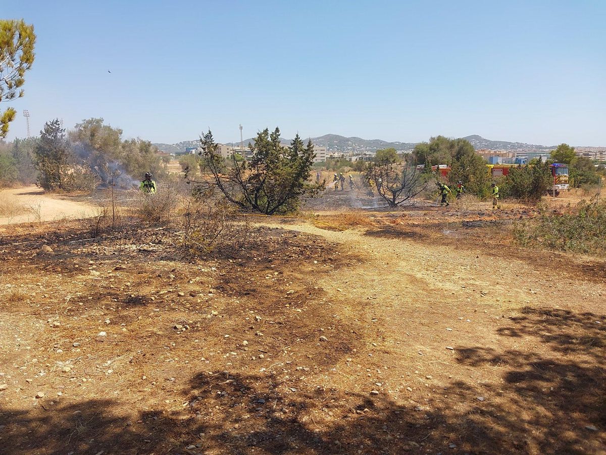Foto de la operación, compartida por los bomberos en redes