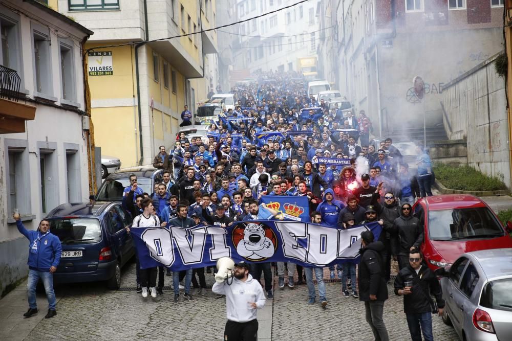 El oviedismo tiñe Lugo de azul