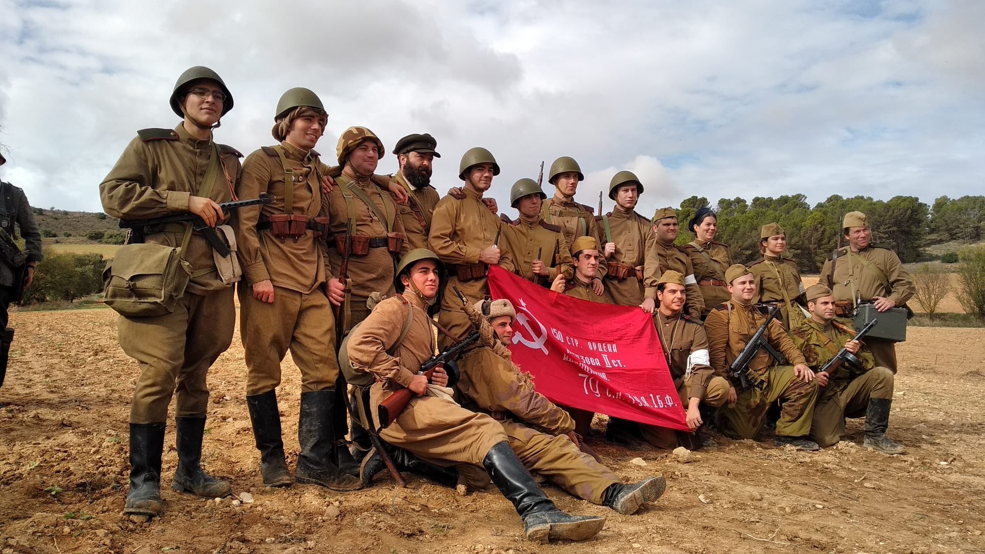 Recreadores de guerra del bando soviético, I y II Guerra Mundial