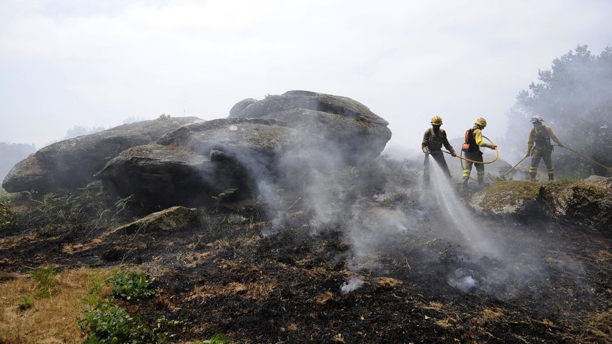 Arden 0,25 hectáreas en el Castro de Toiriz
