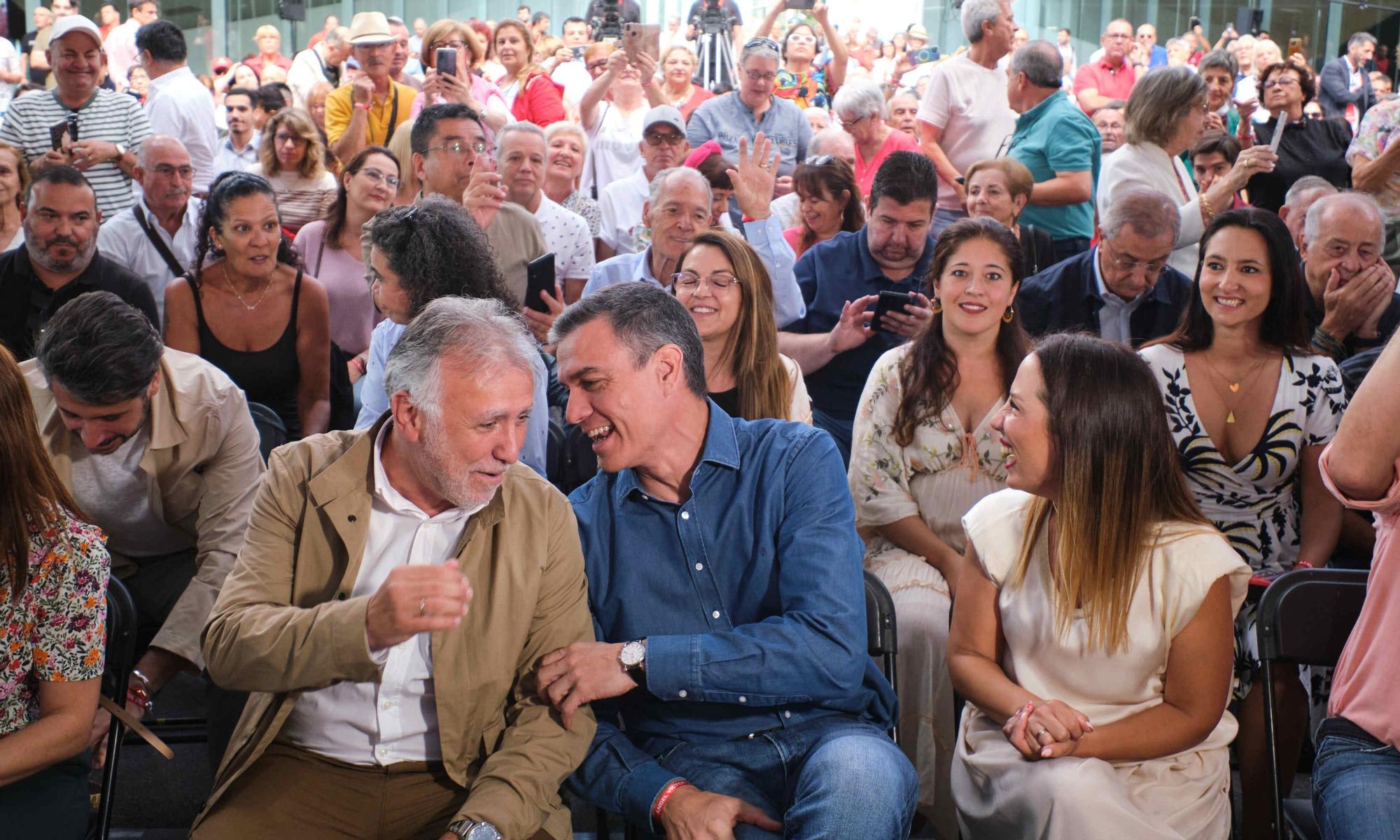 Mitin de Pedro Sánchez en Tenerife