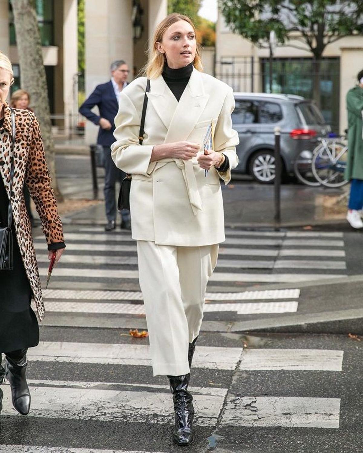 La mejor inspiración de 'street style' para vestir de blanco en invierno