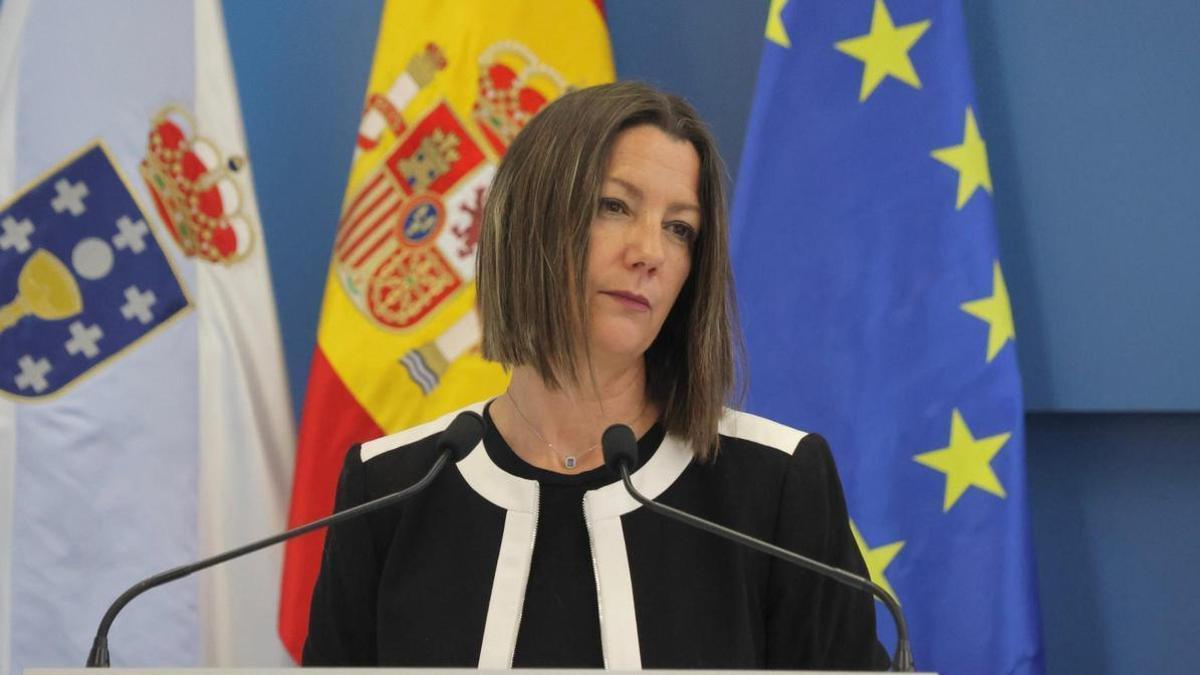 La viceportavoz del PSdeG, Lara Méndez.