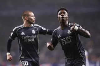 El Madrid liquida al Espanyol con un gran Vinicius y retrasa el alirón del Barça