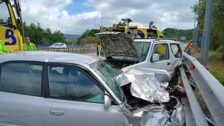Muere un vecino de Oviedo de 54 años en un brutal accidente de tráfico en la autovía A-64 a la altura de Pola de Siero