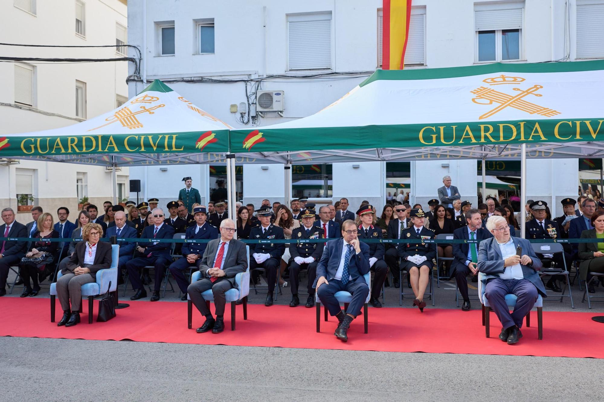 Imatges de la Guàrdia Civil celebrant la seva patrona a Girona