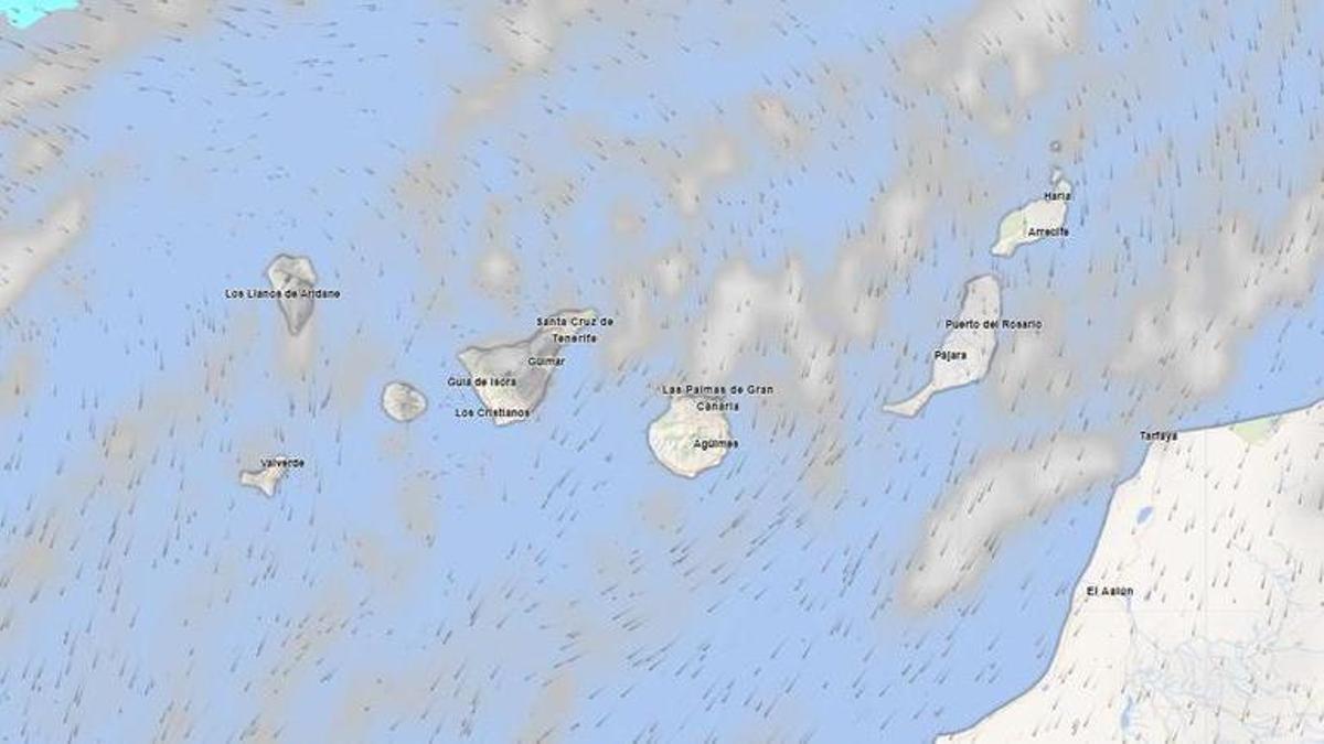 Mapa del tiempo.