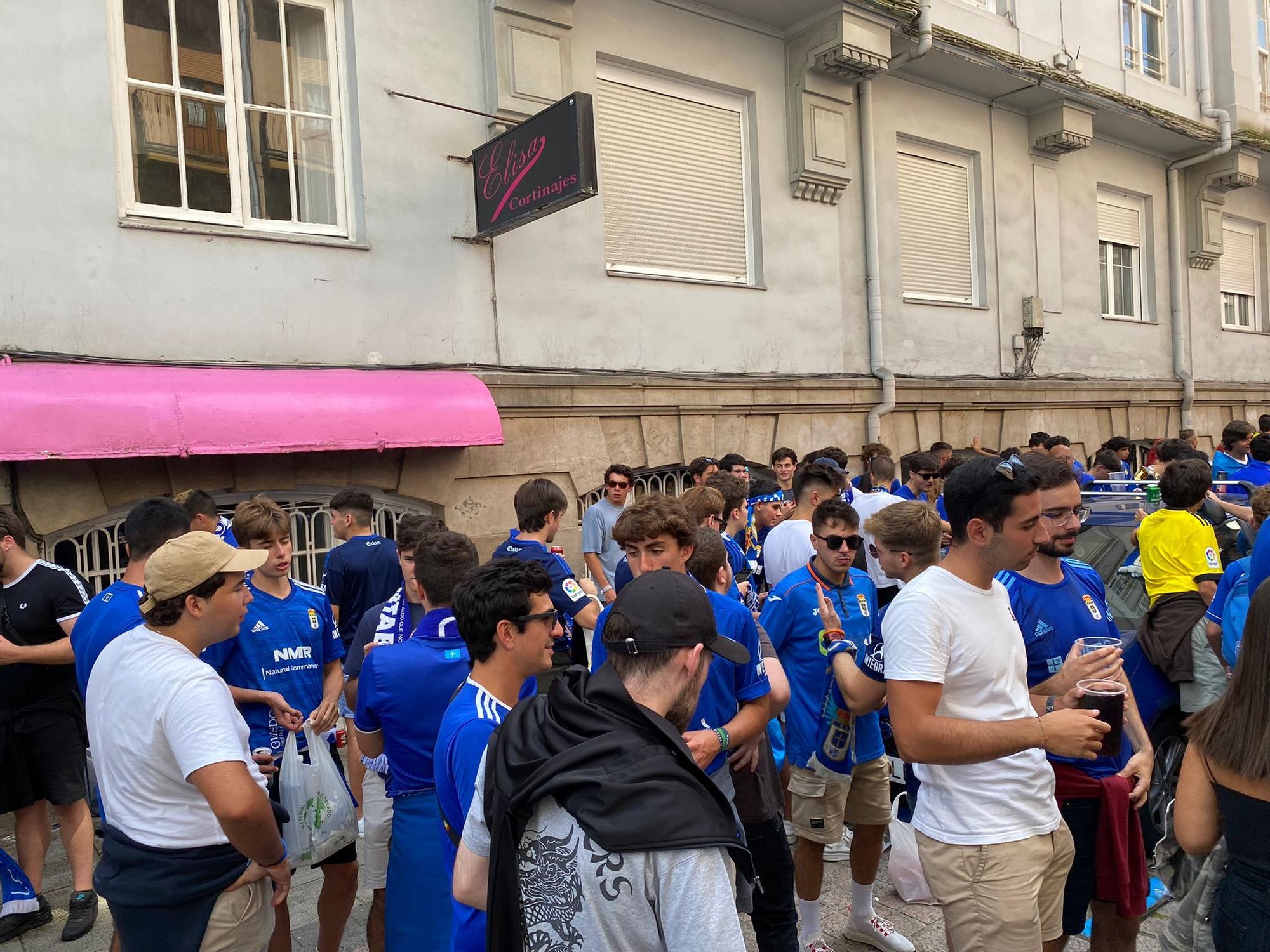 Santander se tiñe de azul para el duelo entre el Racing y el Real Oviedo