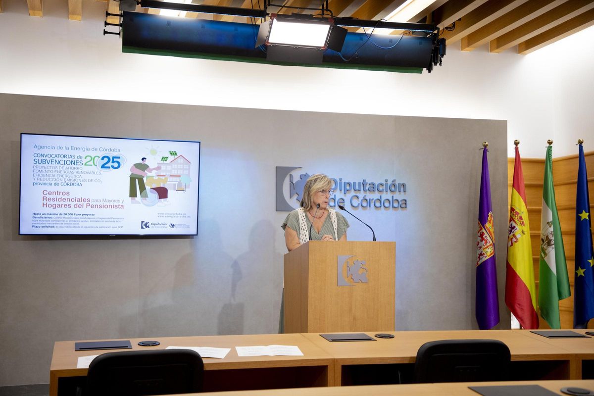 La delegada de Recursos Humanos y Energía de la institución provincial, Tatiana Pozo.