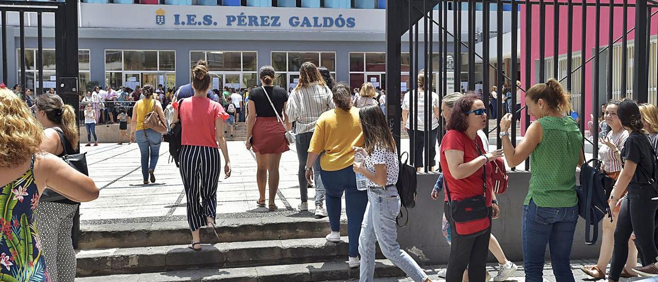 Jornada de oposiciones a Educación el pasado 2019, en la capital grancanaria. | | ANDRÉS CRUZ