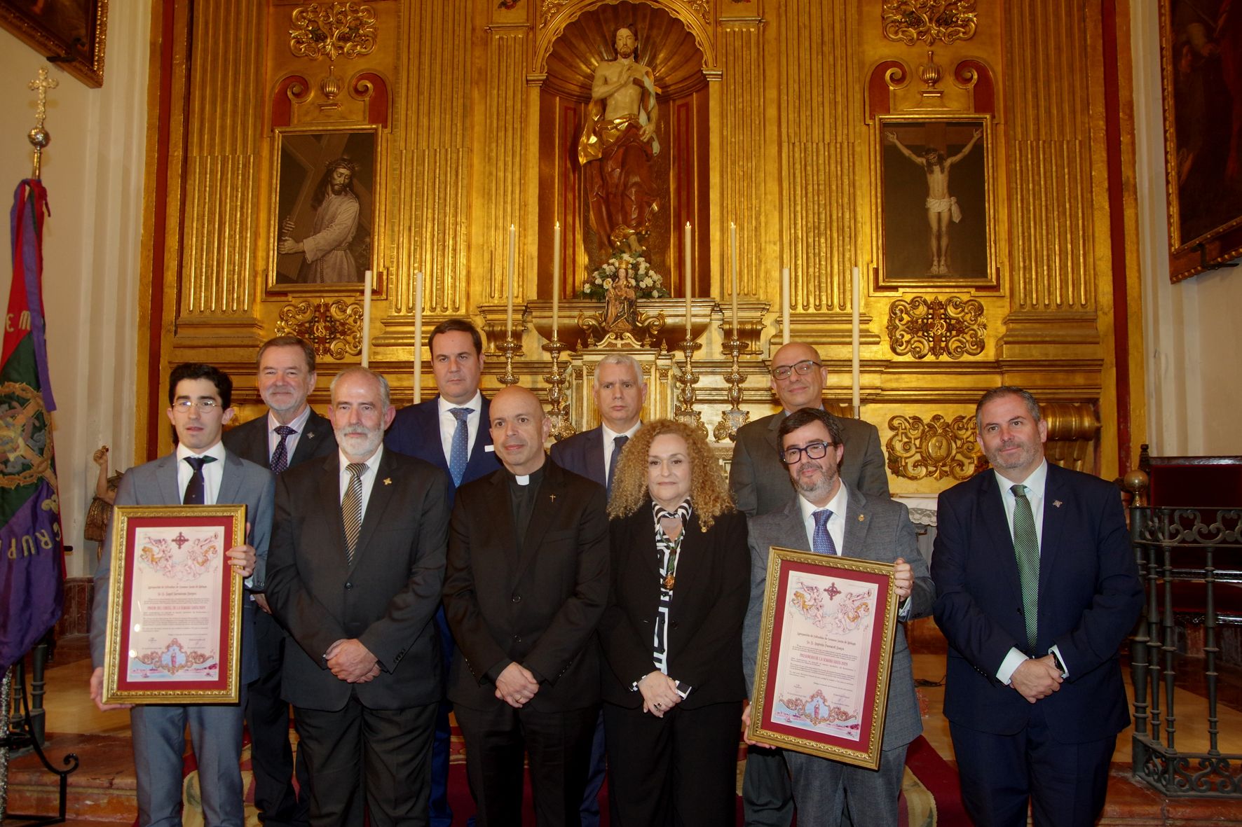 La entrega de los nombramientos al pintor y pregonero de la Semana Santa 2024, en imágenes