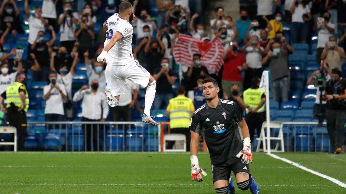 Las mejores imágenes del Real Madrid - Celta en el reestreno del Bernabéu