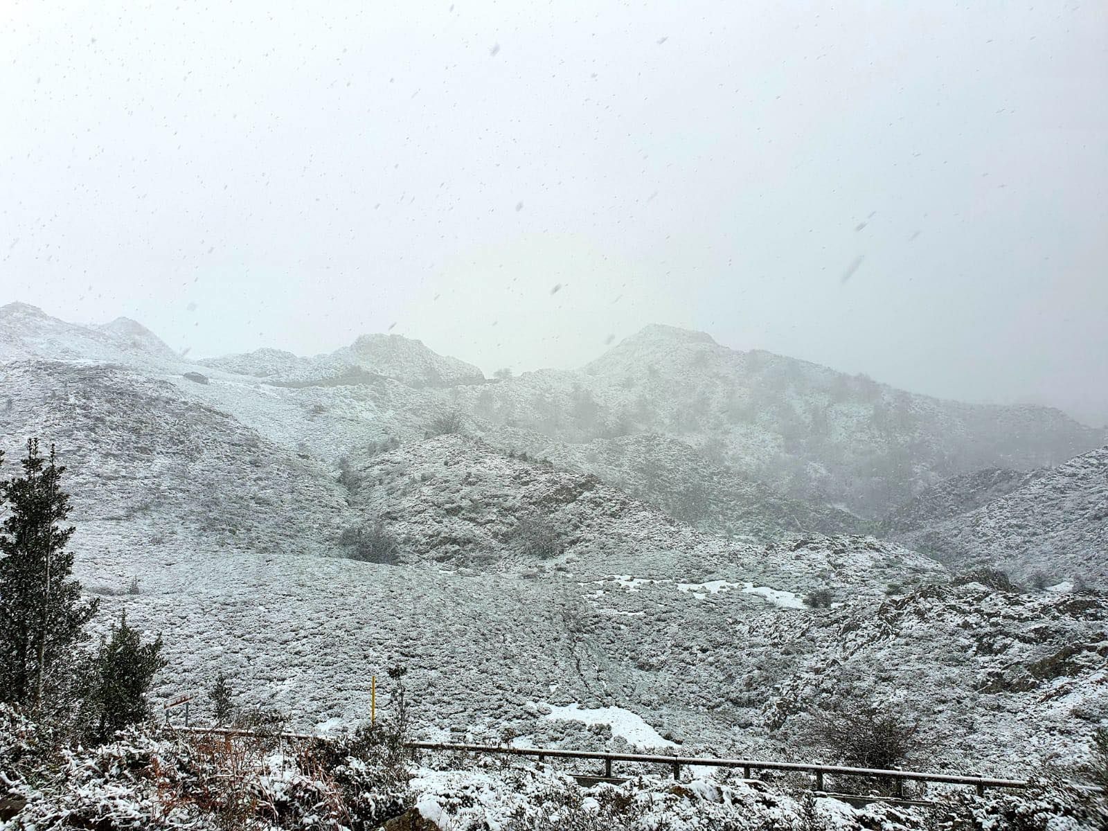 Primeras nieves en Asturias: de Covadonga a Tineo