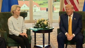 Trump, Von der Leyen i Putin