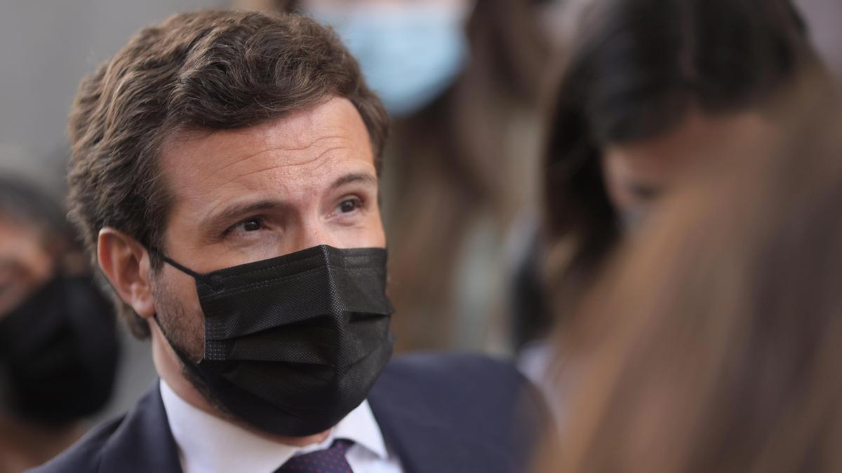 El líder del PP, Pablo Casado.