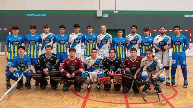 Los jugadores del Compañía de María de OK Plata y OK Bronce, en el torneo Stop Leucima este fin de semana.
