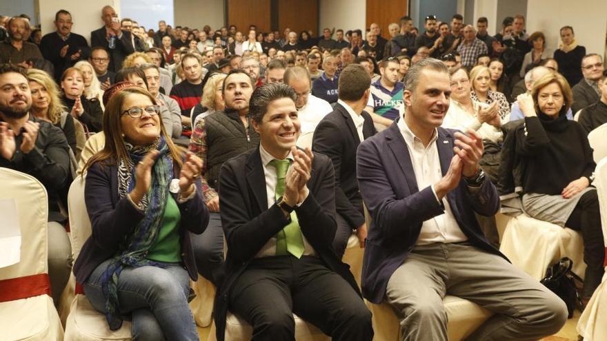 Javier Alcina y Javier Ortega Smith de Vox en un acto celebrado en Zamora.