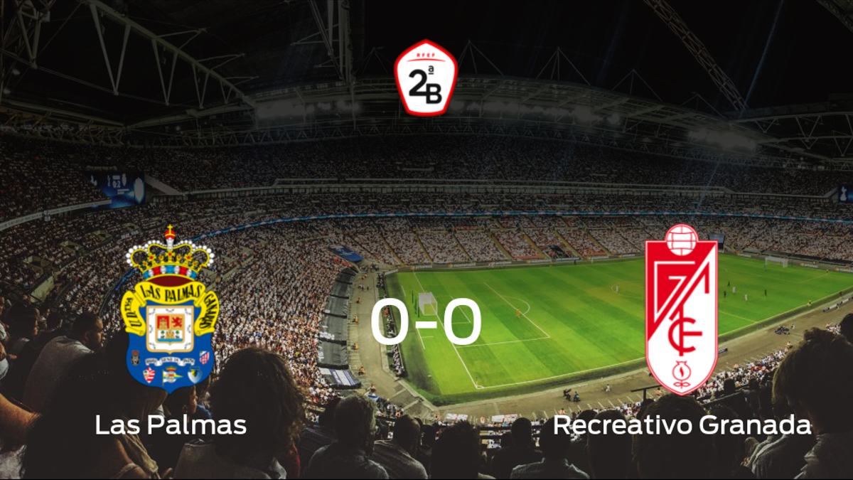 Las Palmas At. y el Recreativo Granada empatan sin goles en el Anexo Estadio de Gran Canaria (0-0)