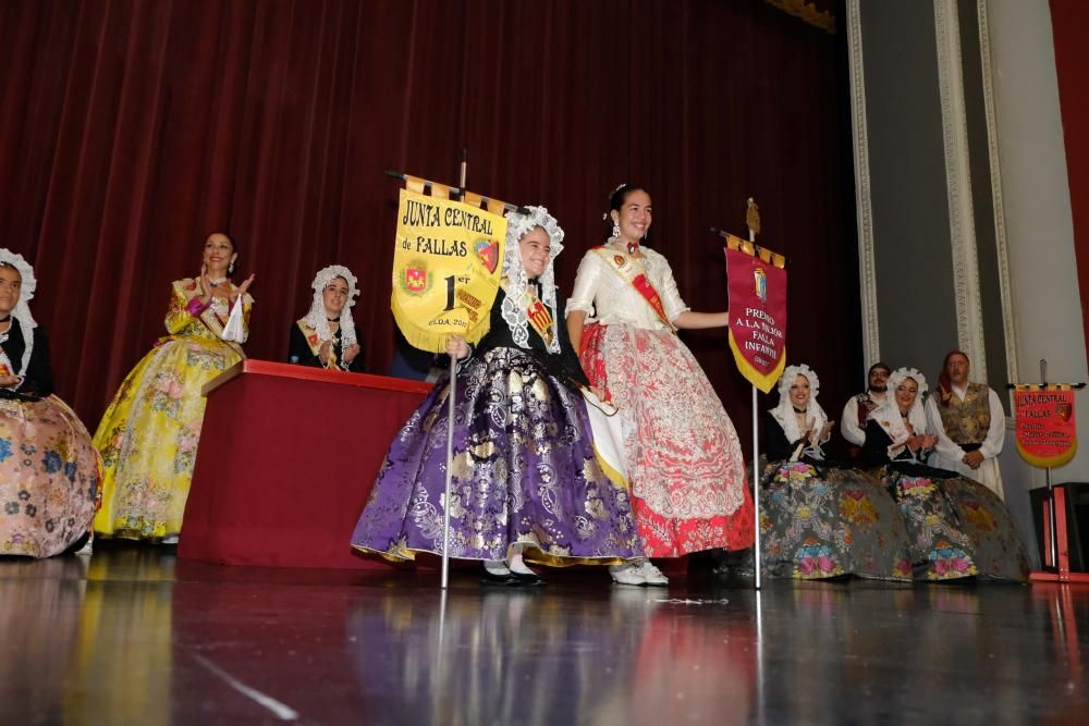 Huerta Nueva arrasa con los premios en las Fallas de Elda.