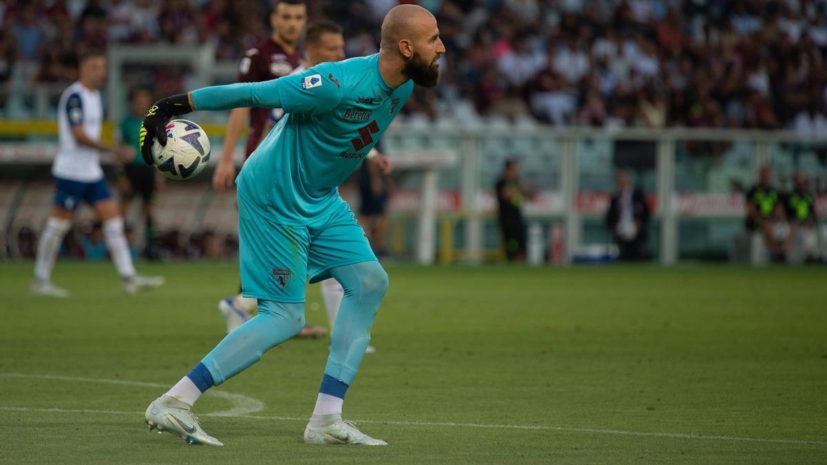 Vanja Milinkovic-Savic en un partido con el Torino