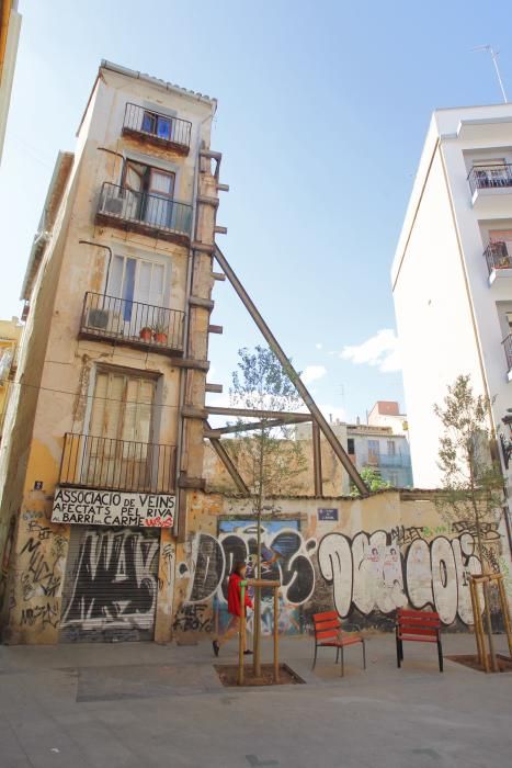 Entorno de la calle Serranos de Valencia