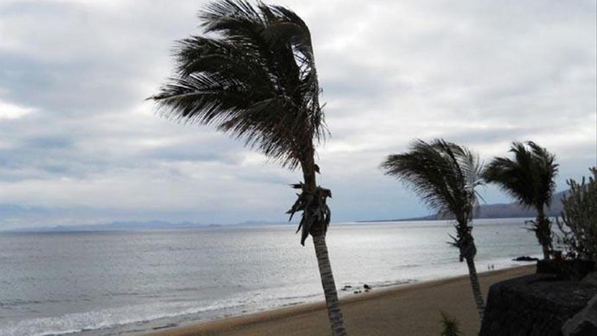 Fuertes vientos en Canarias.
