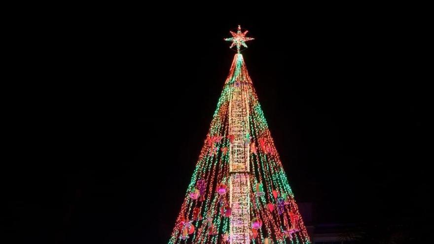 El árbol de Navidad de Murcia