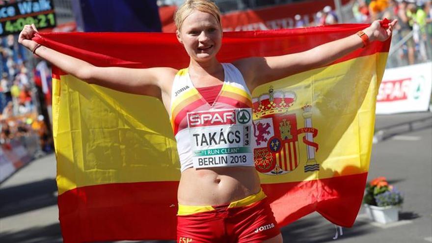 Julia Takács logra para España la primera medalla en los Europeos
