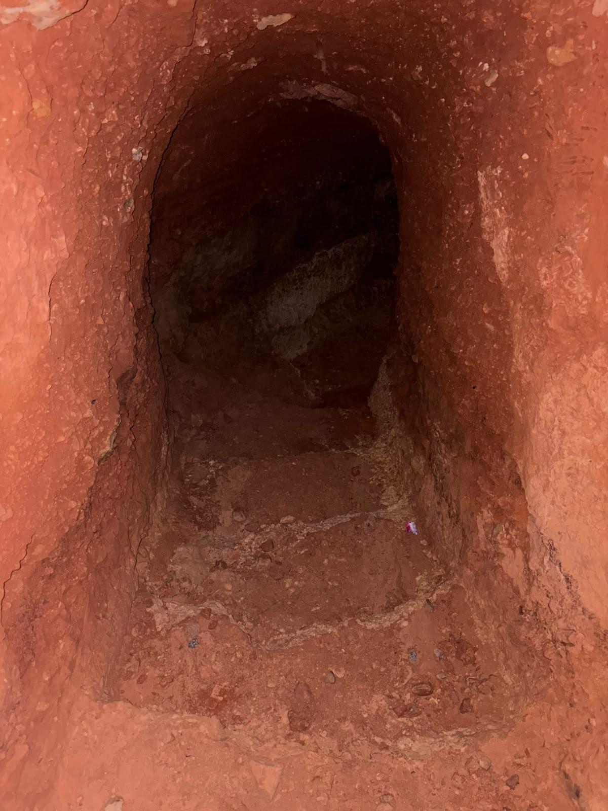 Interior del refugio.