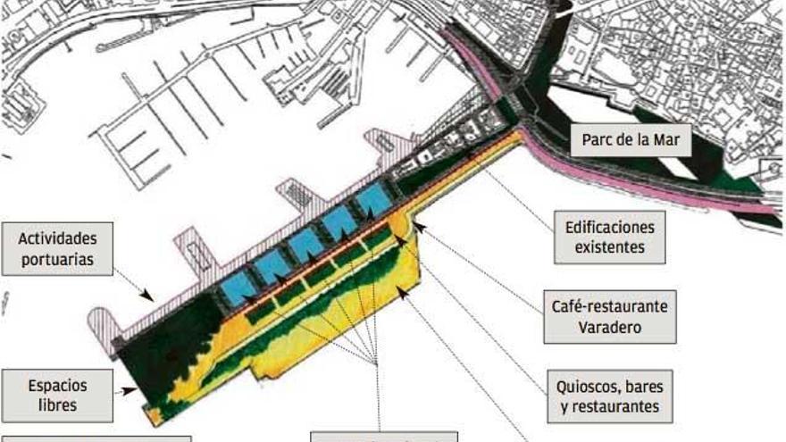 El Plan Director del puerto descarta convertir el Moll Vell en zona de ocio