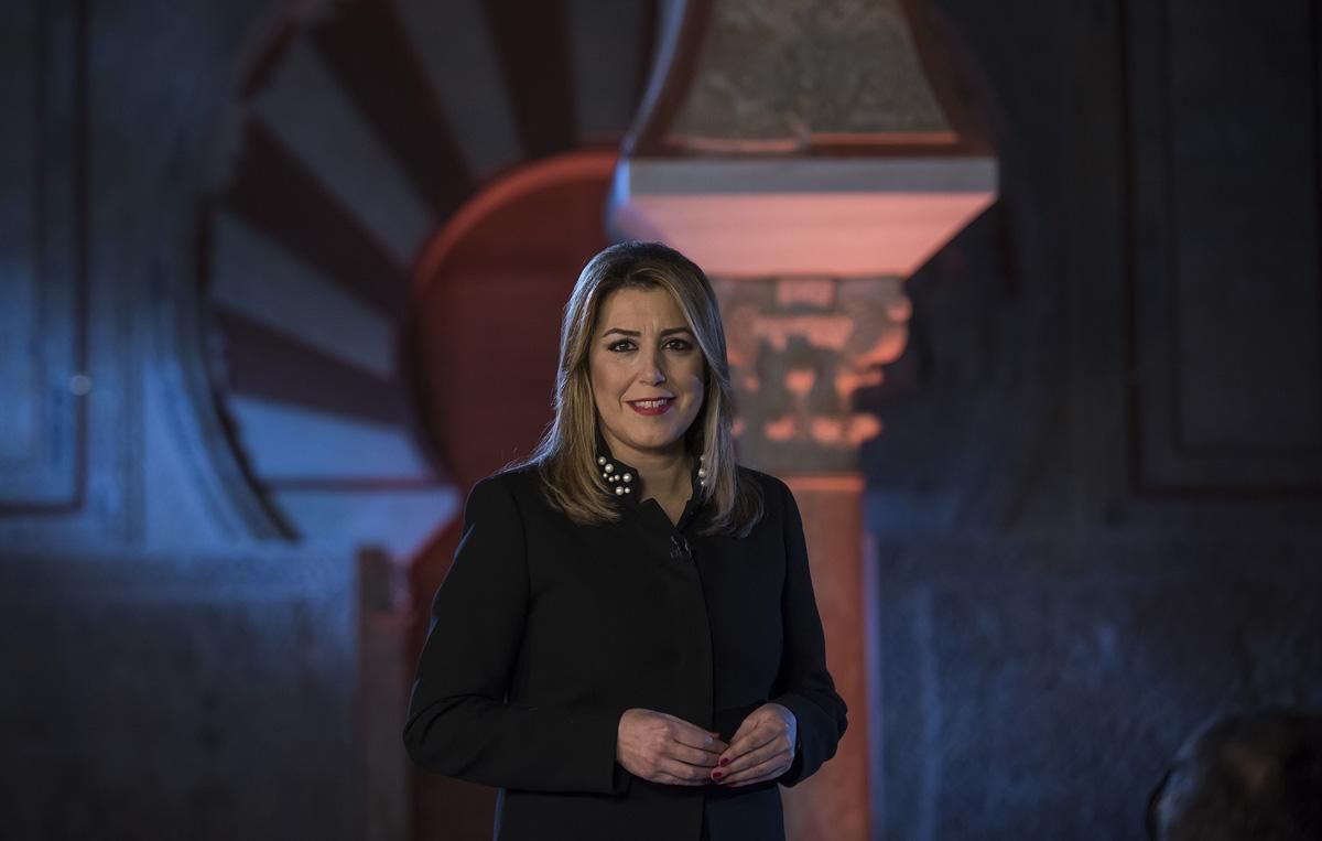 Susana Díaz da su discurso de fin de año desde Medina Azahara