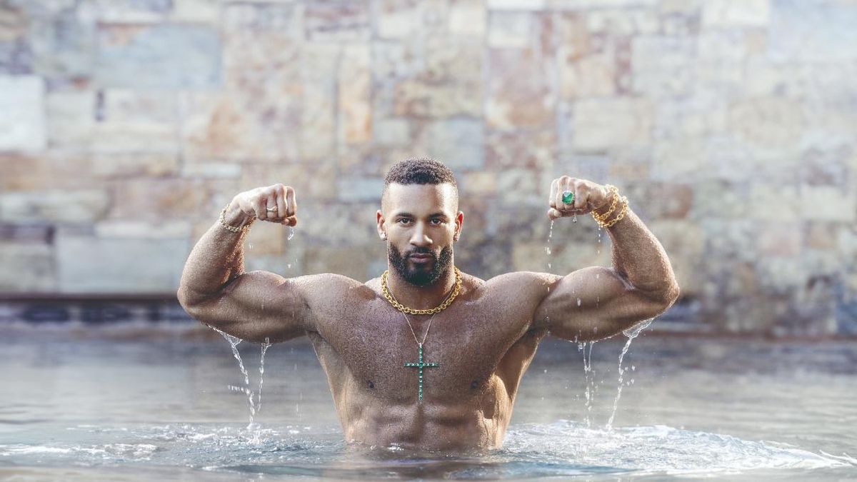 Joel Wieneke fotografiado en una piscina de la localidad estadounidense de Aspen, en Colorado.