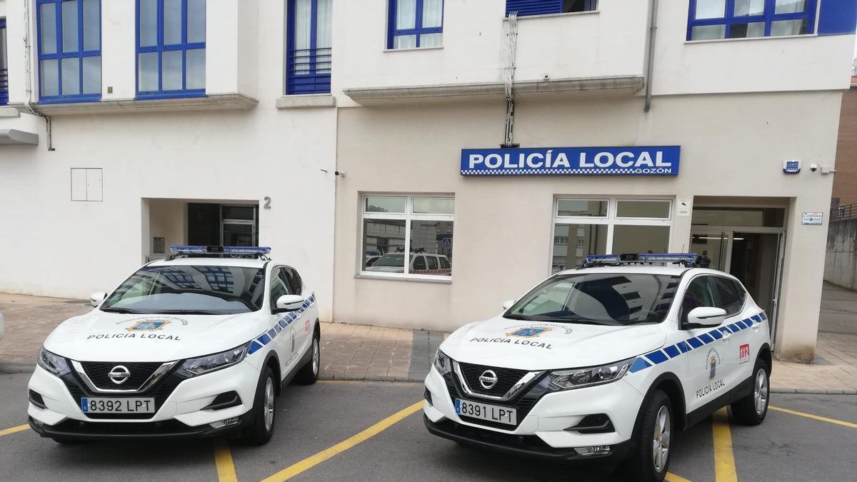 La sede de la Policía Local de Gozón, en Luanco.