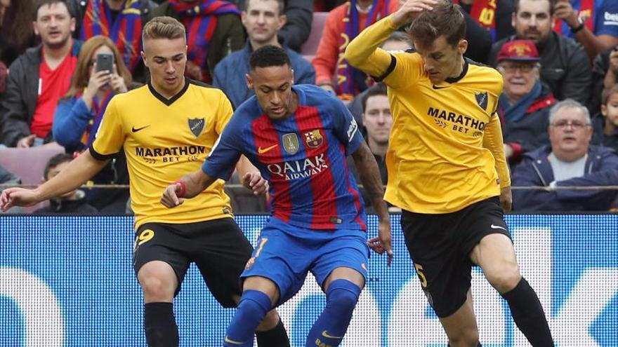 Un empat amb el Màlaga allunya el Barça del lideratge