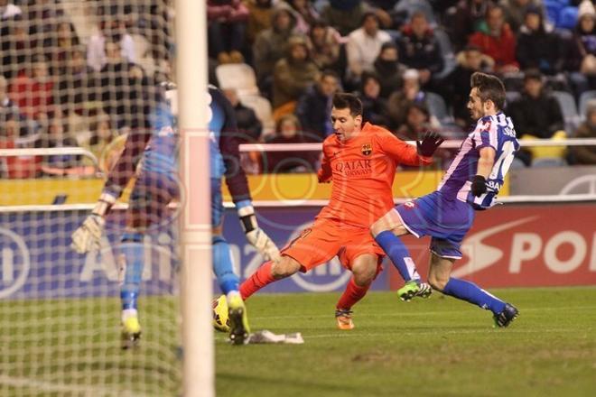 Las imágenes del Depor-Barça