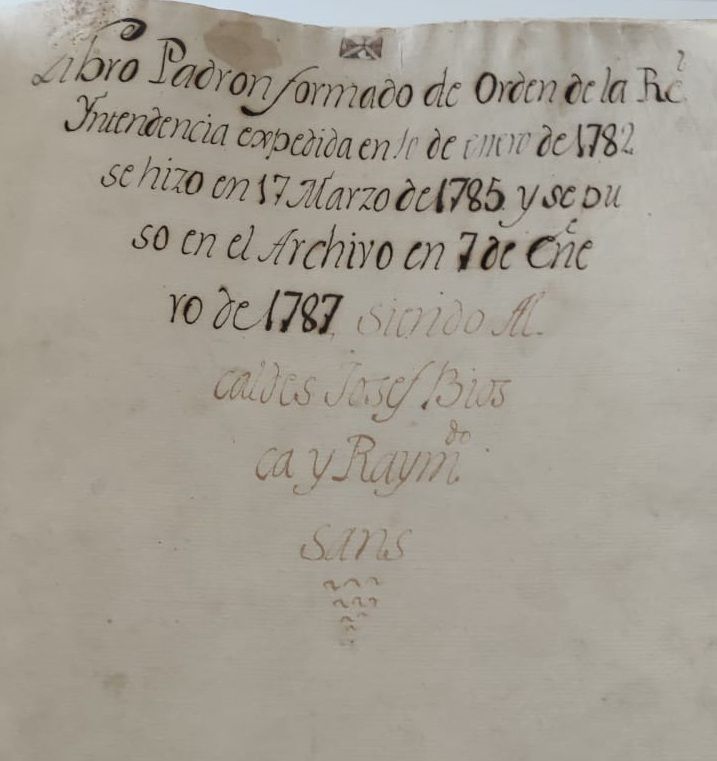 Restauran el libro de amillaramiento de la Font de la Figuera datado en 1785