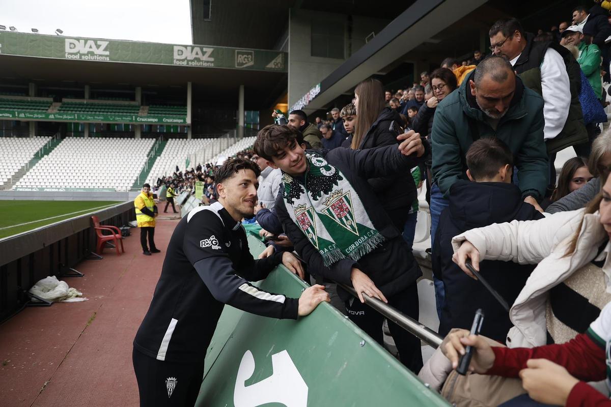 El primer entrenamiento del año del Córdoba en El Arcángel, en imágenes