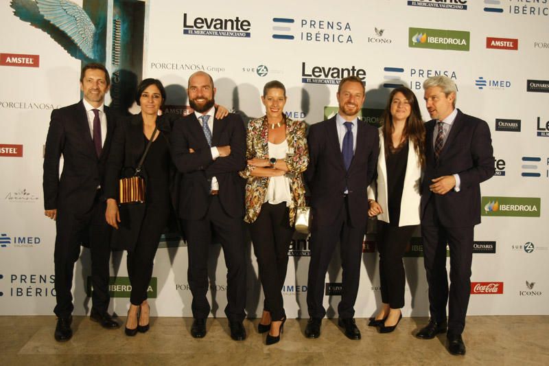 Ángel Angulo, Rocío Echeverría, Juan Pagán, Fátima Fares, Juan Ramón Rodríguez, Esperanza Parra y Sergio de María de Prensa Ibérica.