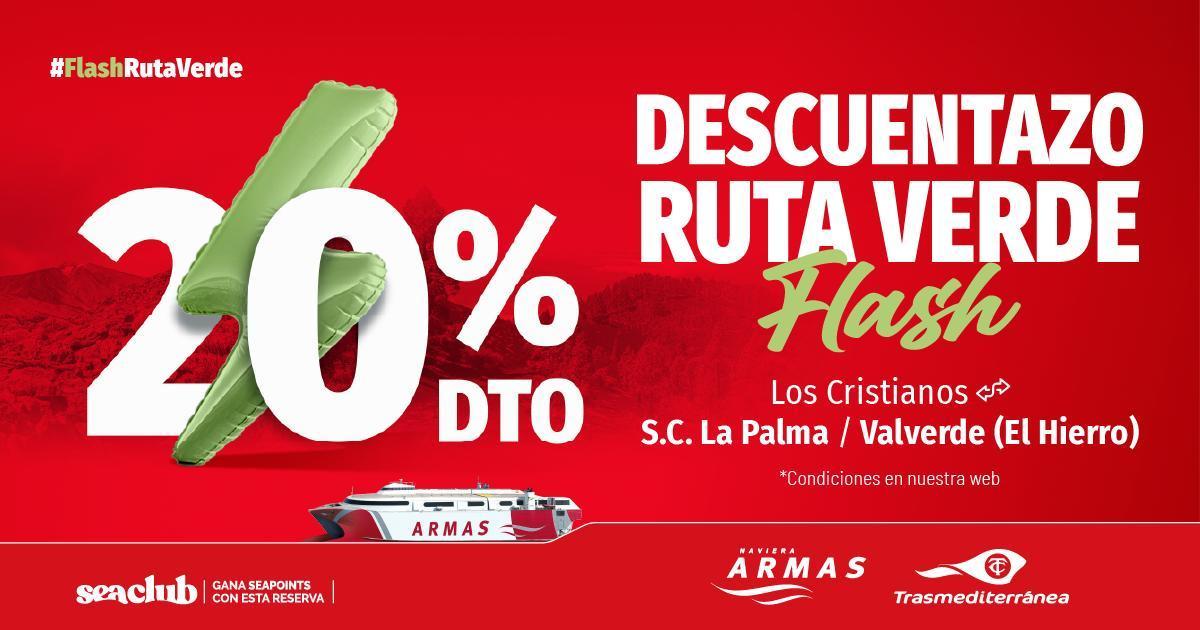 Oferta Flash de Naviera Armas