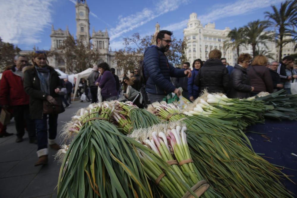 'De l'horta a la plaça' en la plaza del Ayuntamiento, de València