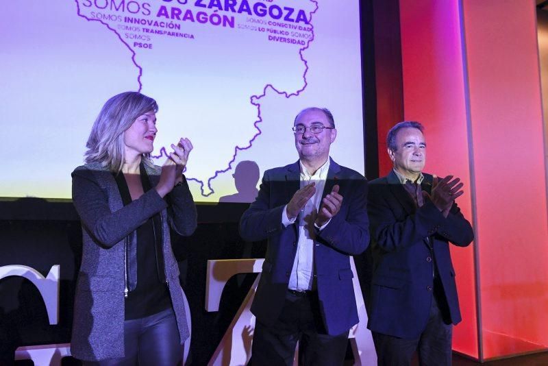 Acto de presentación de la campaña "Somos Zaragoza", del PSOE