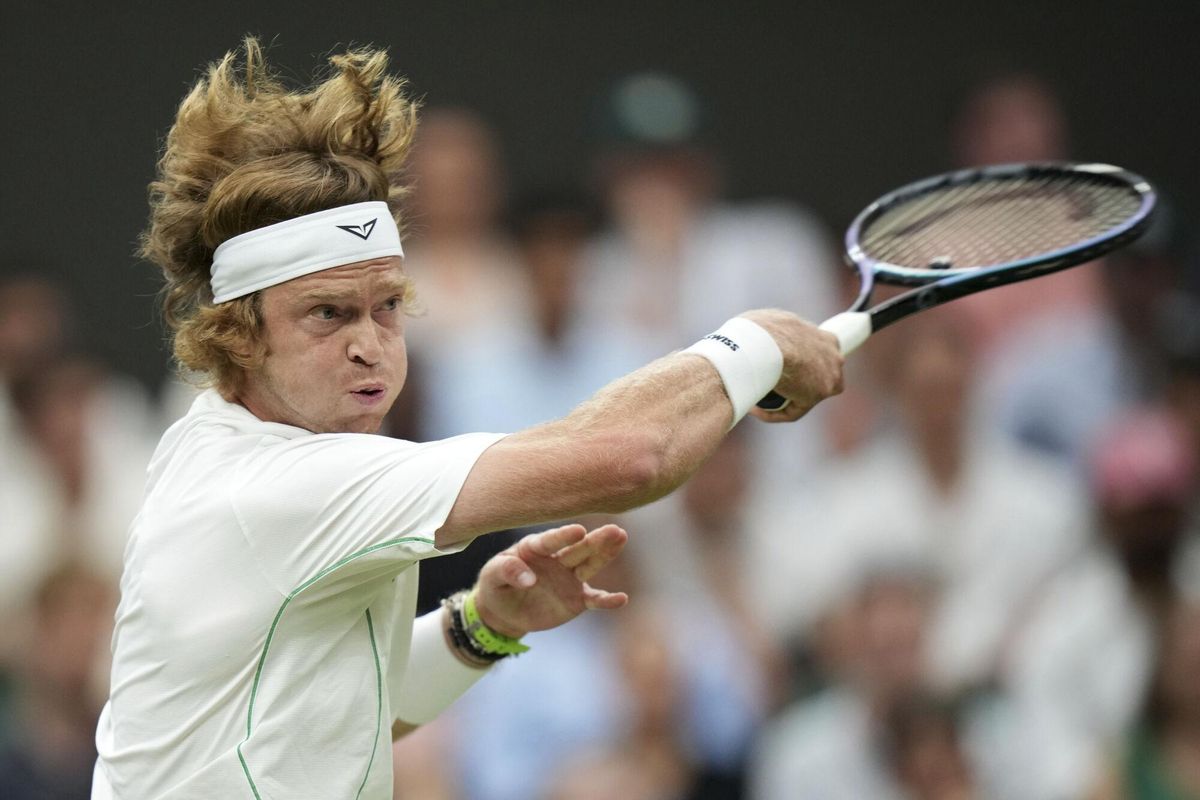 Wimbledon: Andrey Rublev - Carlos Alcaraz, en imágenes.