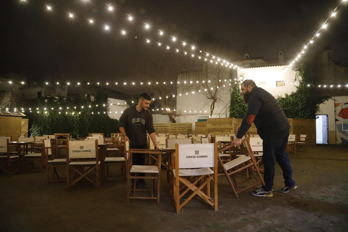 El Jardín de las Delicias, abierto los fines de semana hasta el inicio de las proyecciones.