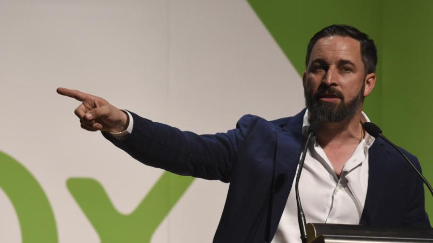 El líder de Vox, Santiago Abascal.