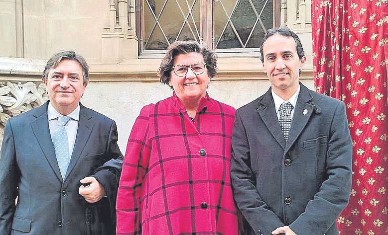 Mauricio Rovira, Catalina Cirer y Guillermo Sánchez.
