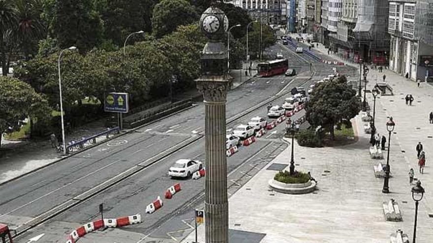 Vista de los Cantones desde su inicio en el Obelisco.