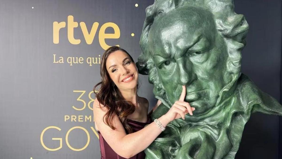 Inés Hernand durante la gala de los premios Goya