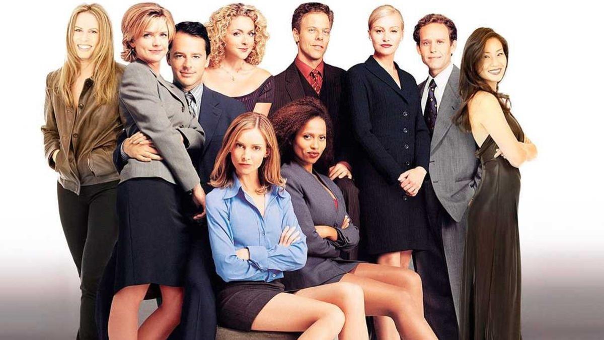 Una imagen promocional de la serie 'Ally McBeal'