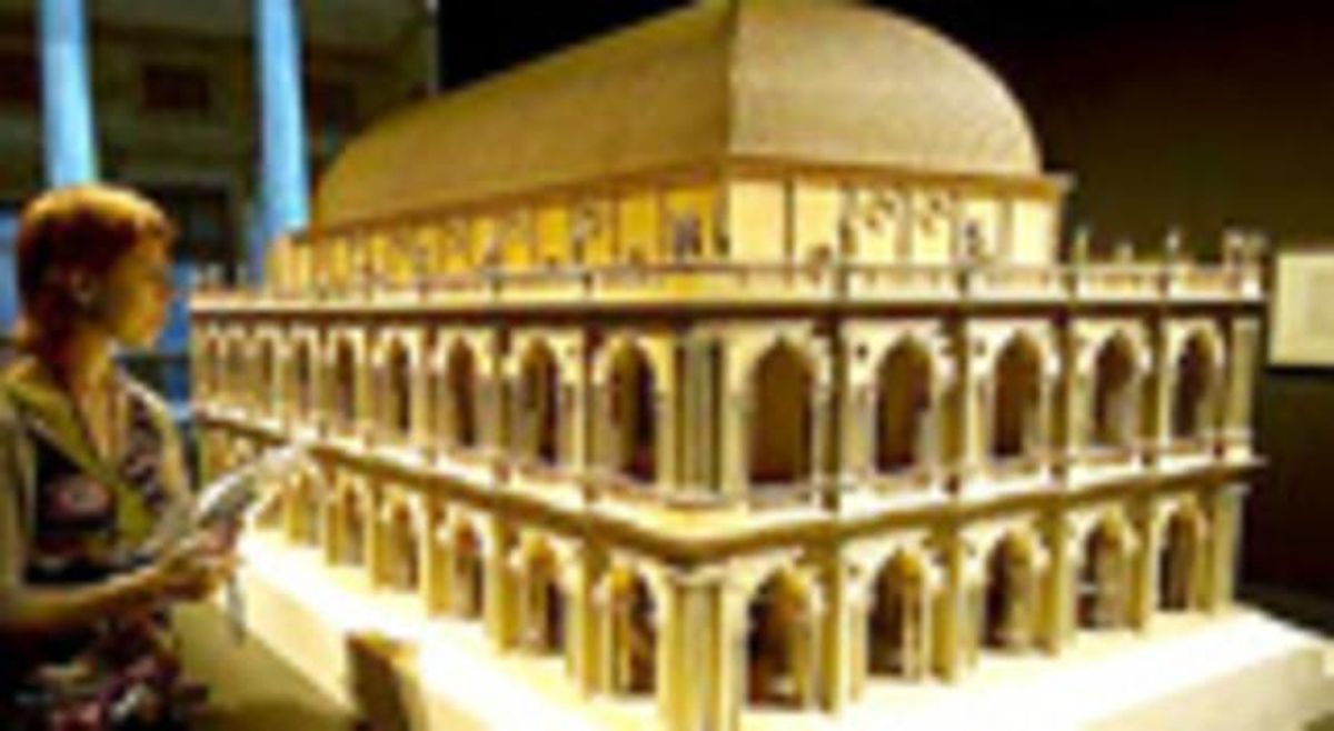 Maqueta d’una obra de Palladio. Maqueta d’una obra de Palladio.