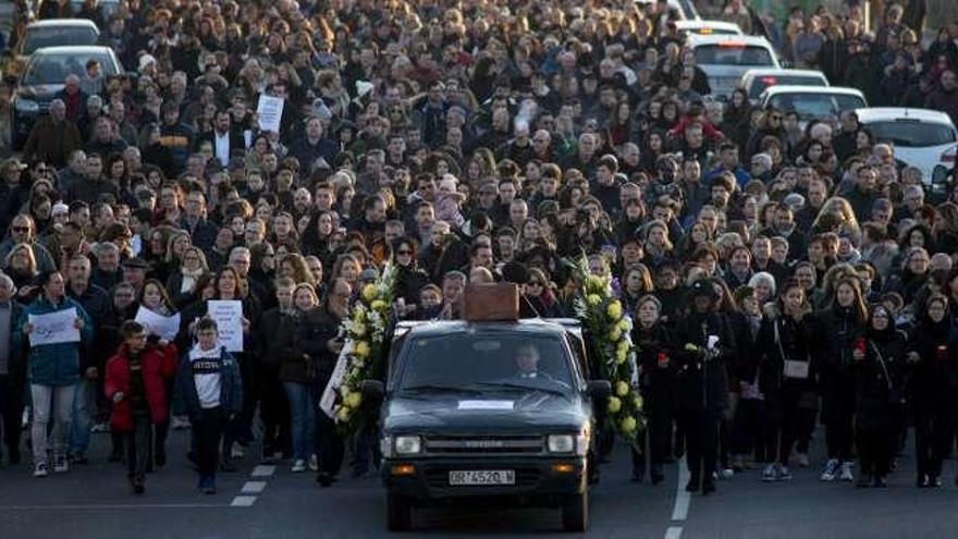 Movilización, ayer, en Verín. // Brais Lorenzo